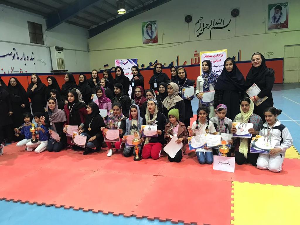 قهرمانی تیم مسجدسلیمان در مسابقات استانی یوگا