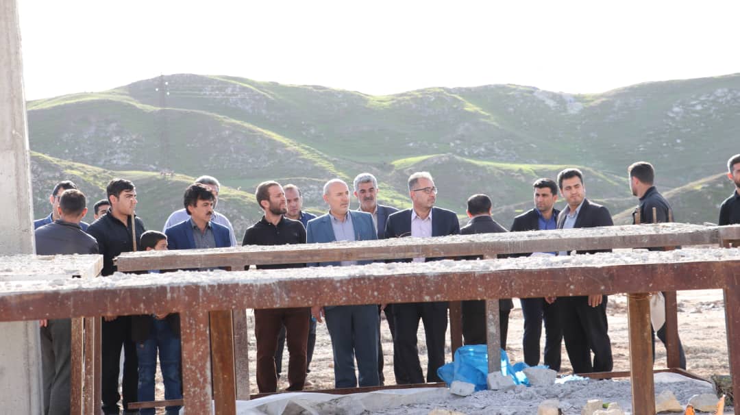 بازدید نماینده مردم در  مجلس شورای اسلامی از پروژه های شهرداری مسجدسلیمان