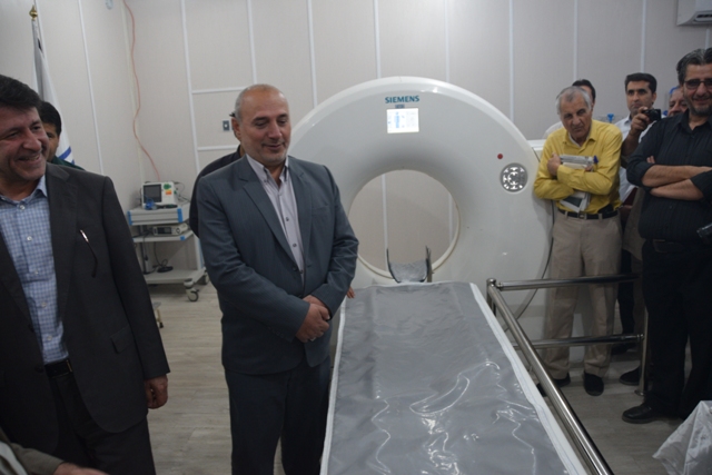 افتتاح واحد سی تی اسکن  و انکولوژی (شیمی درمانی ) باحضور نماینده مردم مسجدسلیمان درمجلس شورای اسلامی