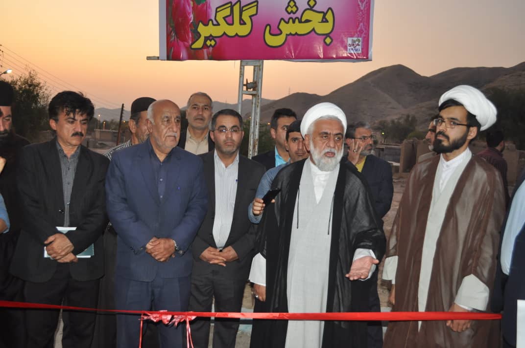 به مناسبت هفته دولت  ۵۶ پروژه دهیاری های بخش گلگیر افتتاح شد
