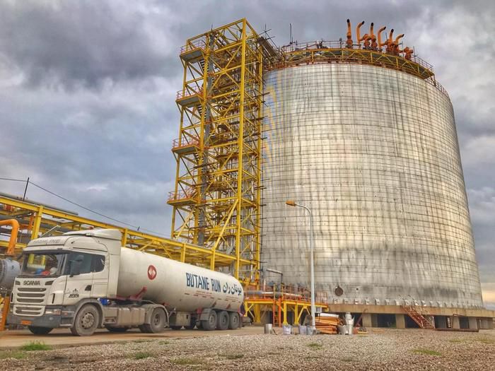 ورود اولین محموله‌ی آمونیاک به مسجد سلیمان