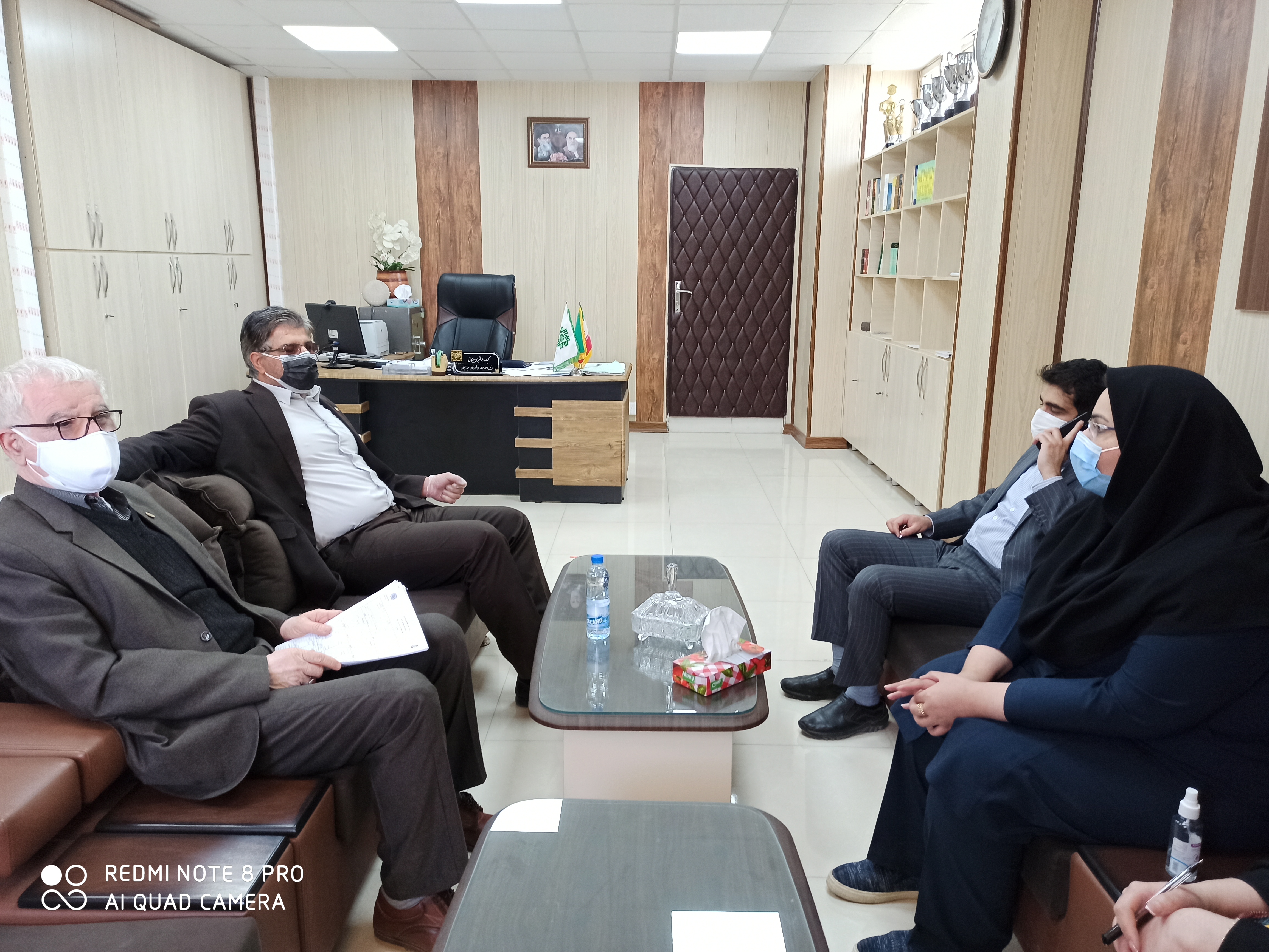 بازدید مدیرشبکه بهداشت و درمان شهرستان مسجدسلیمان از اداره امورمالیاتی