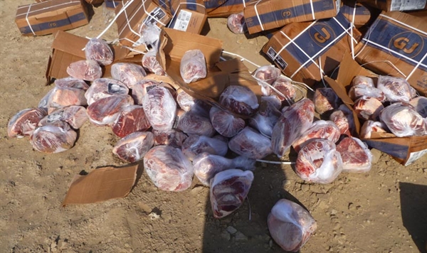 معدوم‌سازی گوشتهای منجمد فاقد تاریخ تولید و انقضادر مسجدسلیمان