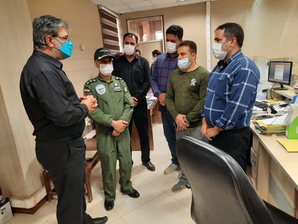 دیدار فرمانده هوانیروز مسجدسلیمان و مدیر عامل و هیات مدیره تعاونی مسکن هوانیروز به مناسبت هفته مالیات از اداره امور مالیاتی شهرستان مسجدسلیمان به مناسبت هفته مالیات