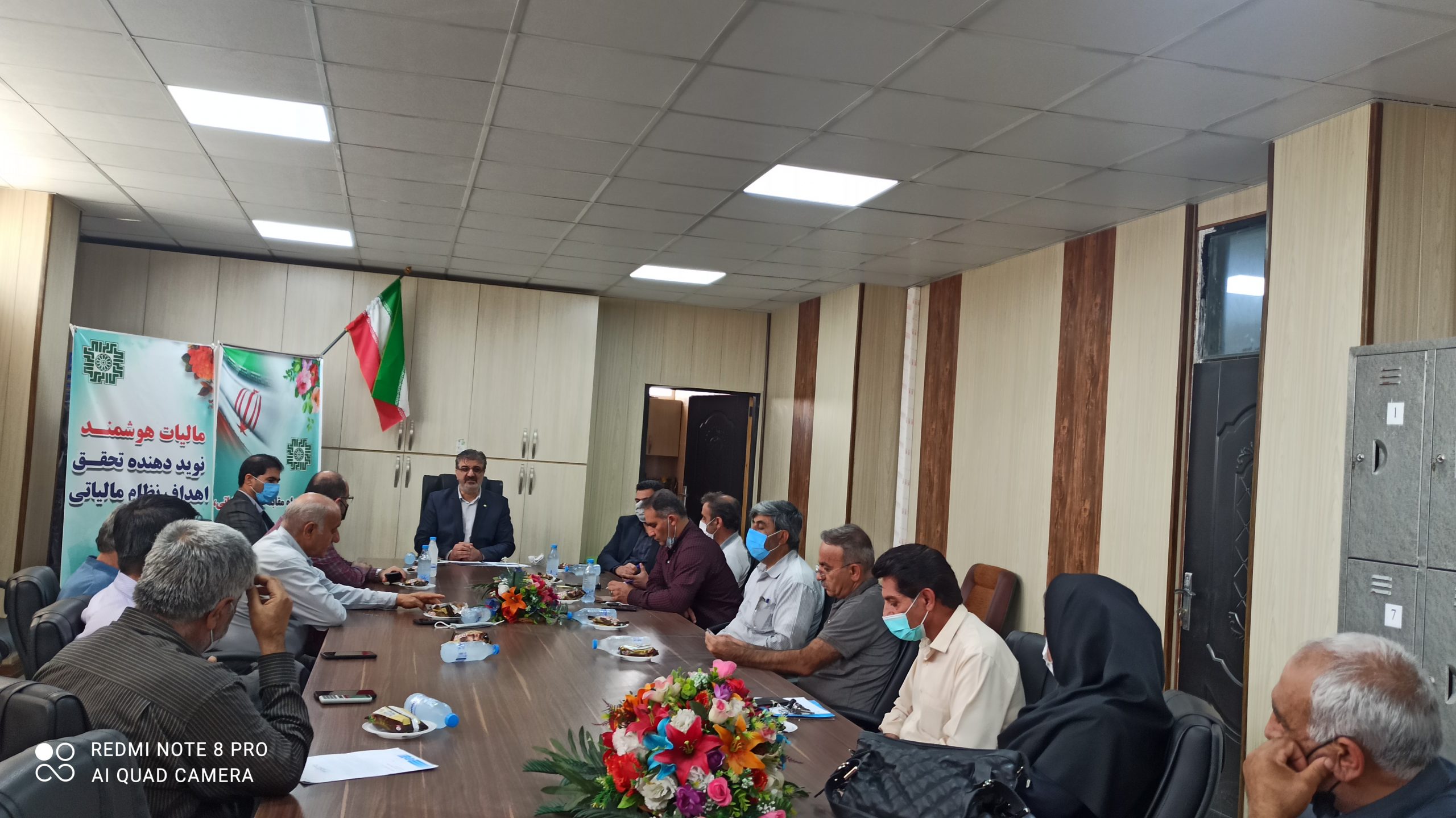 جلسه مشترک رییس اداره امور مالیاتی مسجد سلیمان با حضور اعضا‌ اتاق اصناف و روسای اتحادیه های صنفی برگزار شد