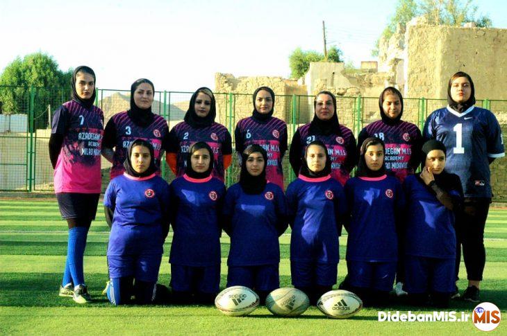 اعزام تیم راگبی بانوان هیئت انجمن های ورزشی شهرستان مسجدسلیمان به مسابقات قهرمانی کشور