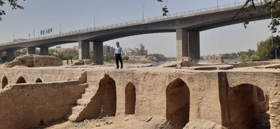 پاک‌سازی آسیاب‌های تاریخی دزفول از معتادان متجاهر