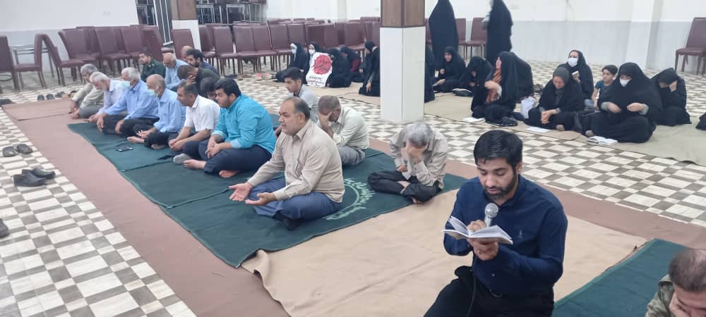 برگزاری دعای ندبه در شهر ترکالکی به مناسبت سالروز خاکسپاری شهدای گمنام