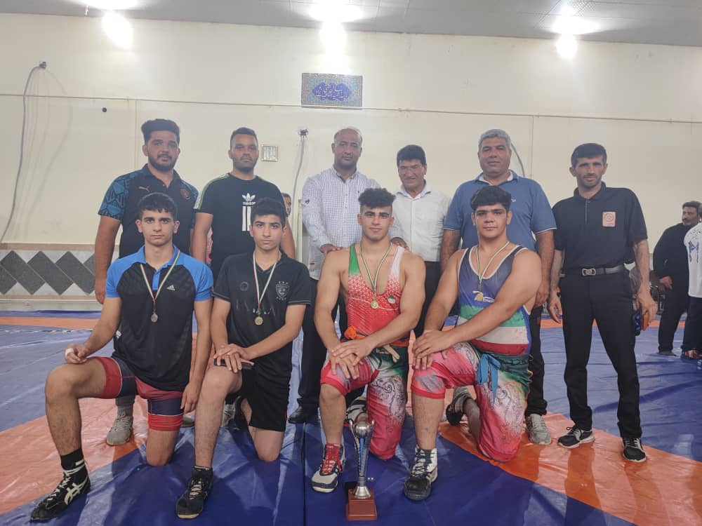 کسب مقام نایب قهرمانی مسابقات کشتی پهلوانی جوانان استان خوزستان توسط ورزشکاران گتوندی