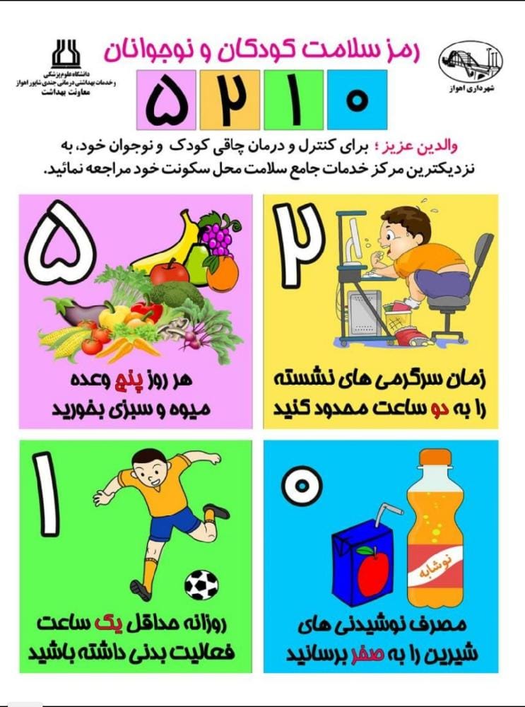 بیش از ۸% کودکان زیر ۵ سال غرب اهواز در معرض خطر چاقی هستند