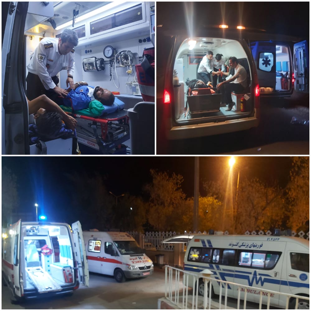 تصادف در گتوند ۱۲مصدوم برجای داشت