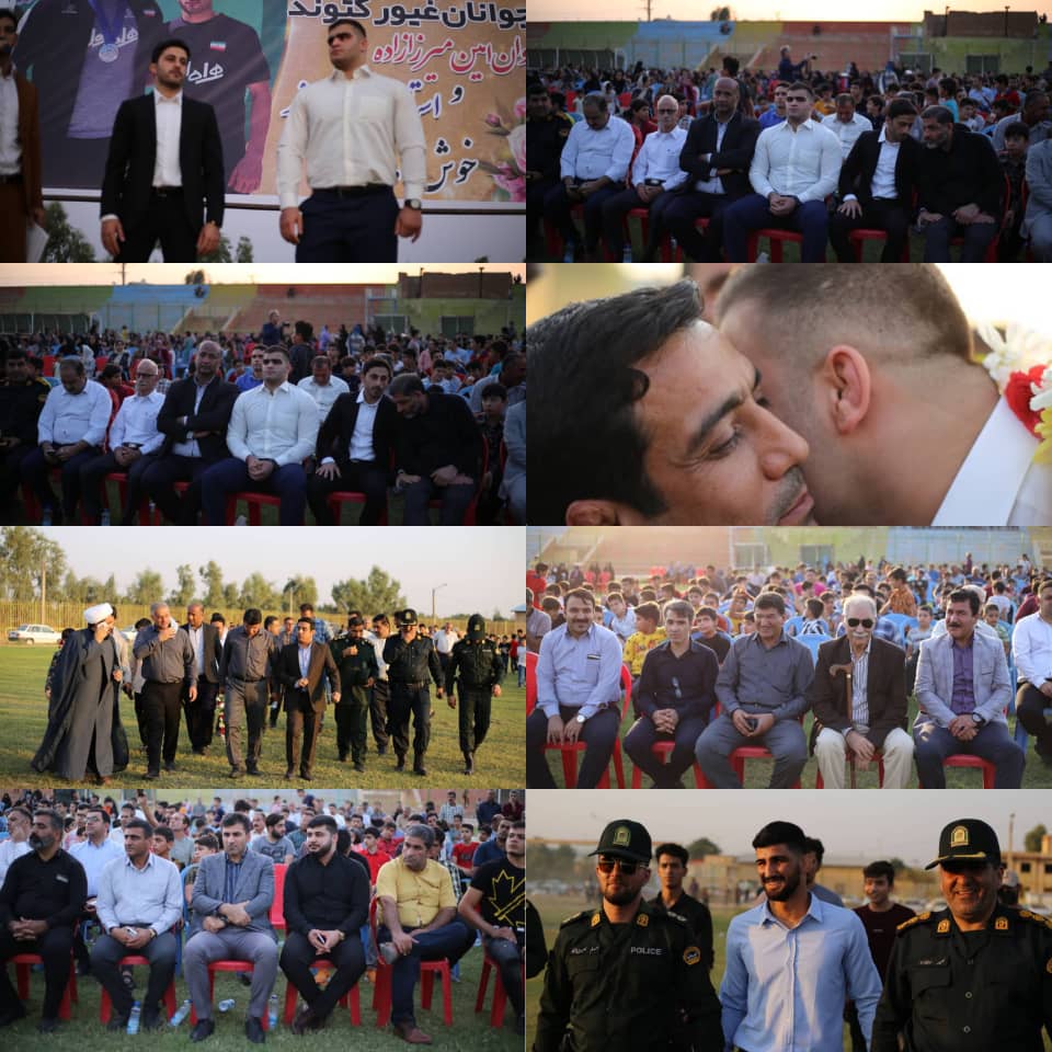 با حضور مردم و مسؤلین انجام شد:  مراسم استقبال از قهرمانان شهرستان گتوند