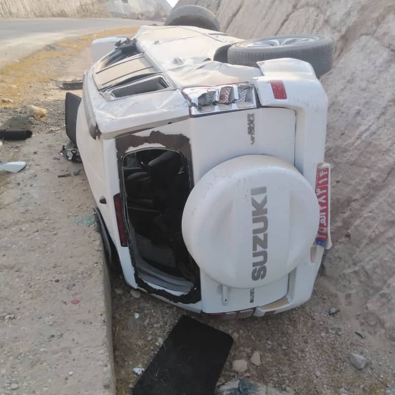 واژگونی خودرو در مسیر هفتکل_باغملک