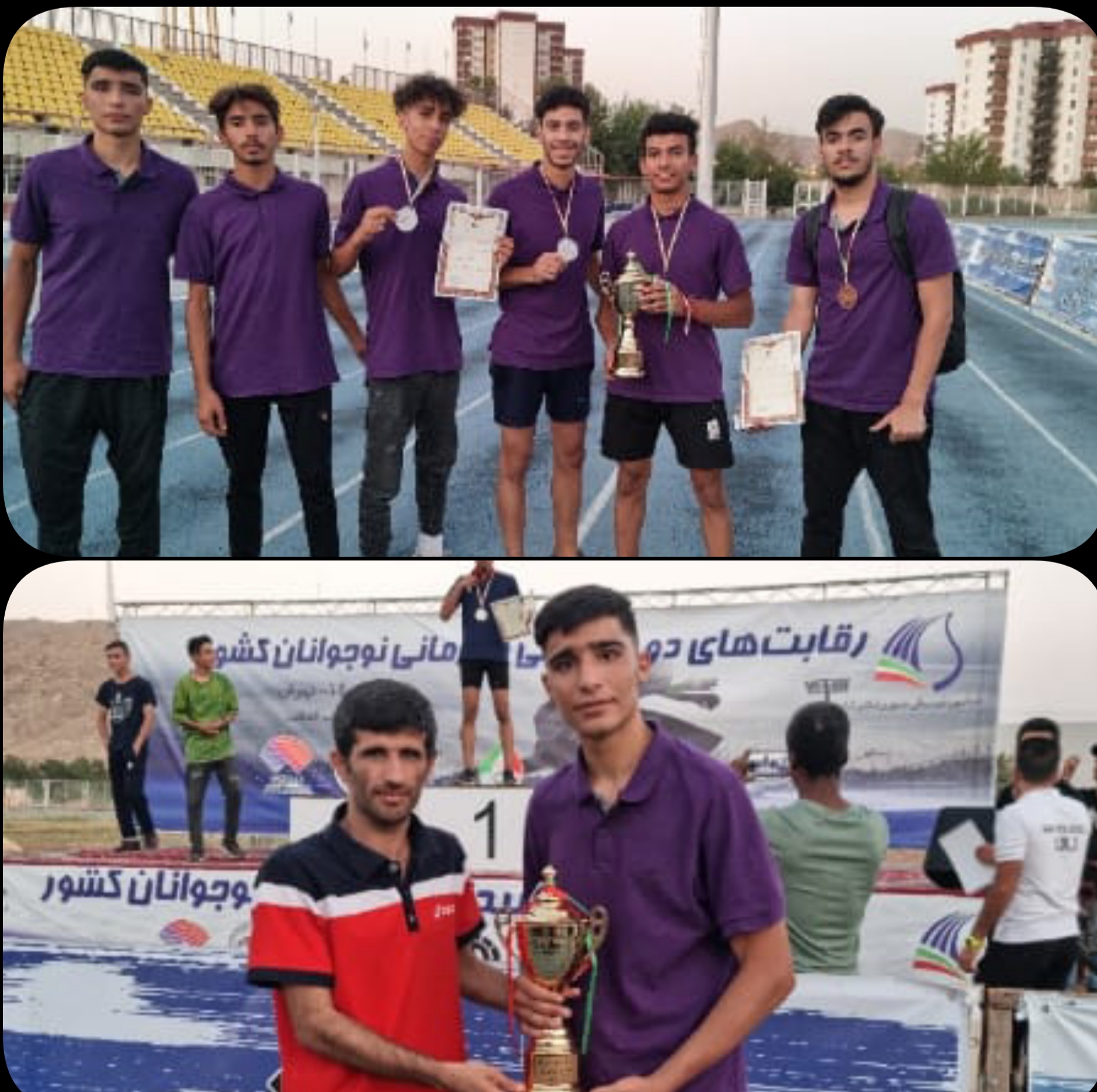 کسب ۶مقام رنگا رنگ توسط دوومیدانی کاران خوزستان