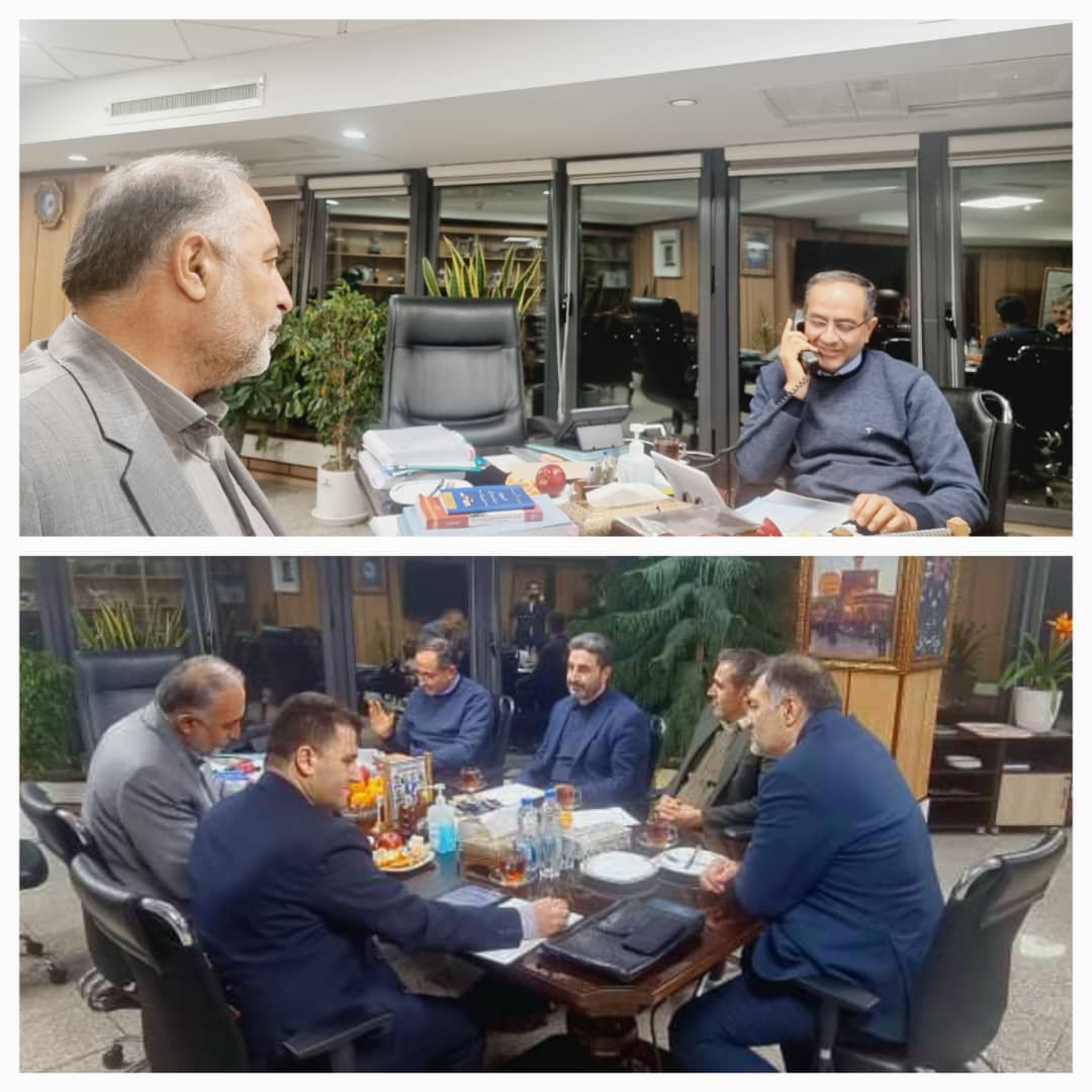 دیدار حاج ابراهیم متینیان با بهروز رحیمی معاون توسعه مدیریت و منابع وزارت بهداشت