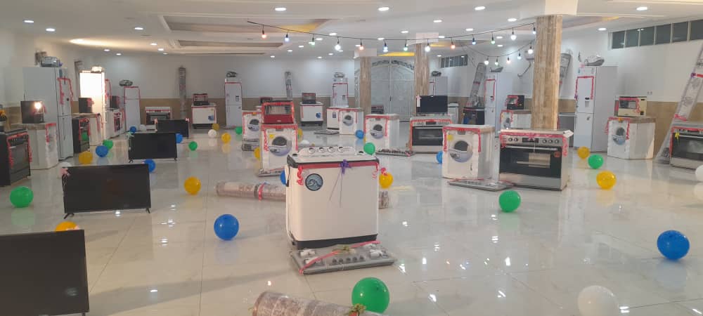 اهداء ۵۰ سری جهیزیه به زوج های جوان