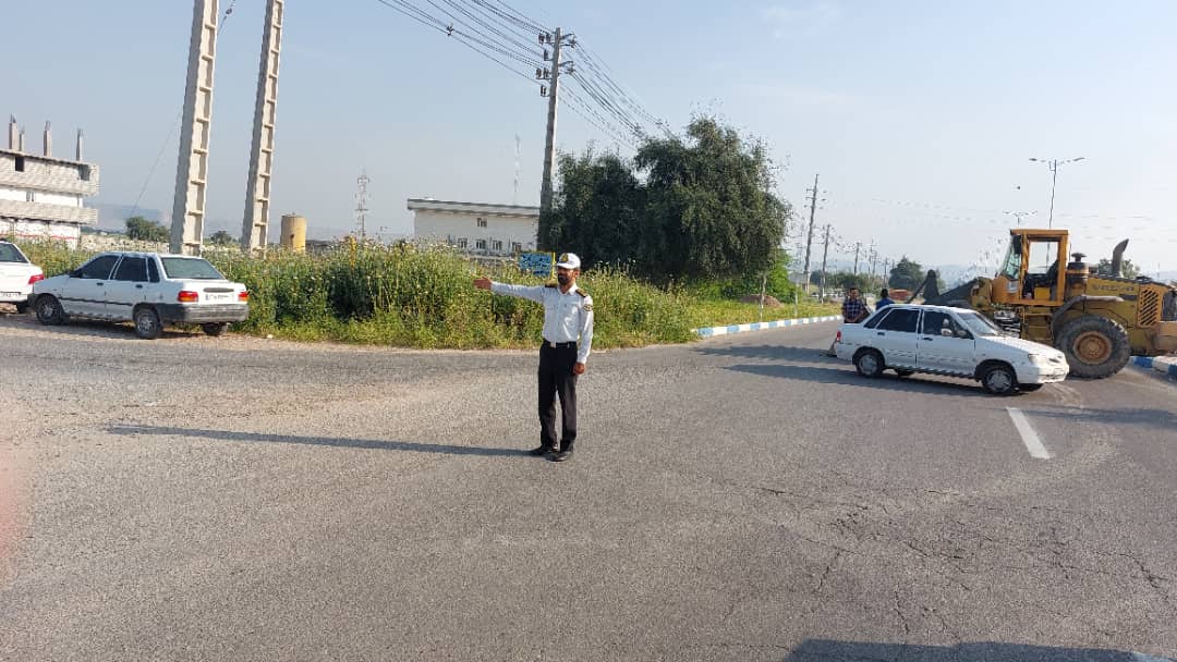 سروان میثم منجزی؛ اقدامات و تمهیدات پلیس راهنمایی و رانندگی گتوند در جهت هر چه بهتر و باشکوه‌تر برگزار شدن نماز عید سعید فطر انجام شد