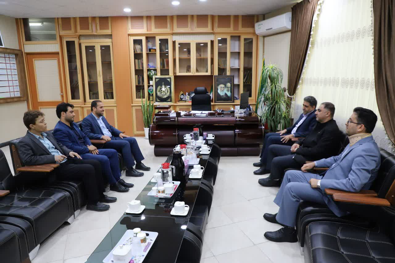 دیدار مدیرکل بنیاد مسکن استان خوزستان با فرماندار شهرستان هندیجان 