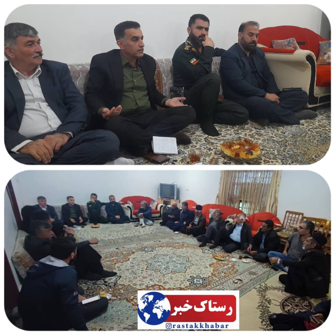 بازدید بخشدار عنبر از روستای سلیران