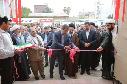 در نخستین روز از دهه مبارک فجر؛ آیین افتتاح پروژه تعمیر و مرمت مصلی بزرگ نمازجمعه مسجدسلیمان برگزار شد