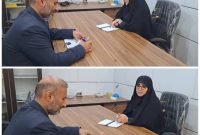 دیدار رئیس اداره فرهنگ و ارشاد اسلامی با رئیس دفتر نماینده مجلس در هندیجان