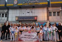 کسب مقام اول استانی سبک شین دوکیوکشین کاراته توسط تیم بانوان شهرستان مسجدسلیمان