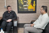 نشست شهردار و فرماندار مسجدسلیمان در خصوص تپه رانشی دو راه بی بیان