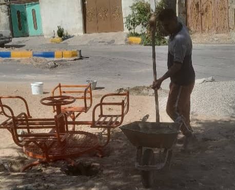 احداث بوستان جدید در  نورآباد. شیخ مندنی