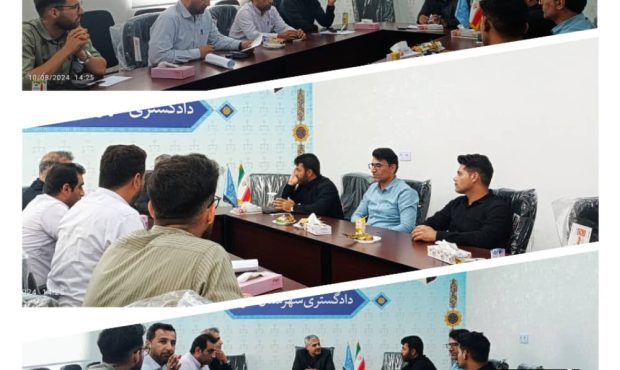 نشست رئیس دادگستری شهرستان گتوند با خبرنگاران