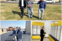 بازدید رئیس شورای شهر ماهشهر از ورزشگاه شهید احمد پور