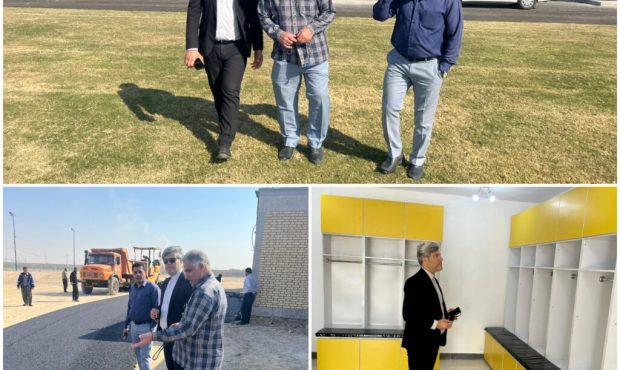 بازدید رئیس شورای شهر ماهشهر از ورزشگاه شهید احمد پور