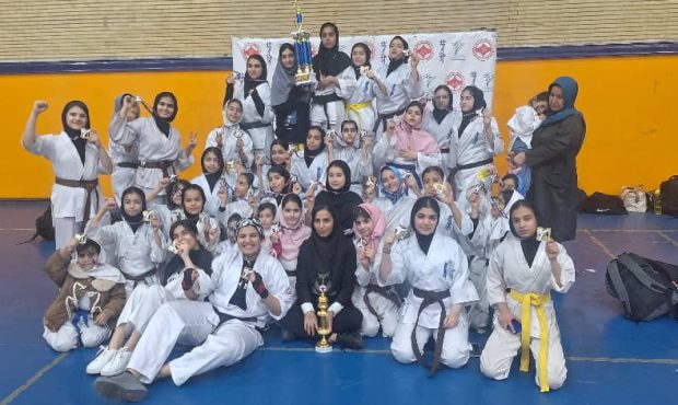 درخشش تیم بانوان کیوکشین کار مسجدسلیمانی با ۱۶ مدال طلا