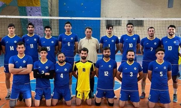 تیم والیبال  نفت مسجدسلیمان نایب قهرمان لیگ والیبال خوزستان