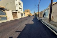 آسفالت کوچه های “صابر” واقع در خیابان شهید مطهری توسط شهرداری بندرماهشهر