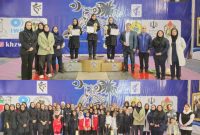 جام قهرمانی لیگ وزنه برداری خوزستان در دستان بانوان نونهال مسجدسلیمانی