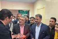 باحضور وزیر بهداشت درمان و آموزش پزشکی ساختمان زیست پزشکی بیمارستان ۲۲ بهمن و بخش مراقبت های ویژه نوزادان (NICU) افتتاح شد