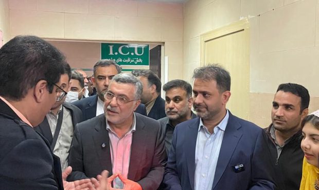 باحضور وزیر بهداشت درمان و آموزش پزشکی ساختمان زیست پزشکی بیمارستان ۲۲ بهمن و بخش مراقبت های ویژه نوزادان (NICU) افتتاح شد