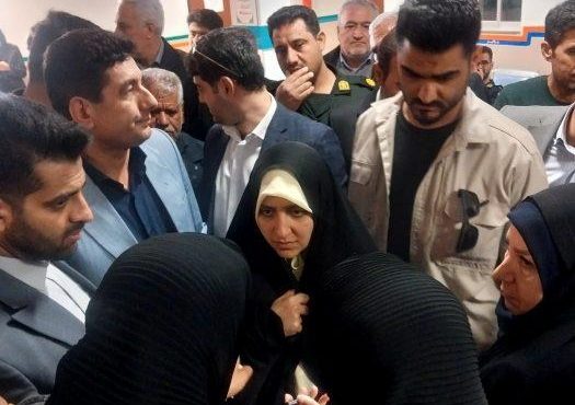 معاون رییس جمهور در امور زنان و خانواده  در دیدار با مردم شهرستان اندیکا: کمک به ساخت بیمارستان و توسعه  حوزه گردشگری و کشاورزی در اندیکا در  الویت کاری ما  قرار دارد .