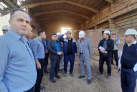 بازدید سرپرست فرمانداری مسجدسلیمان و مدیرکل صمت استان خوزستان از کارخانه سیمان کارون
