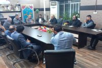 نشست محمد خسروی شهردار مسجدسلیمان با کانون های تبلیغاتی در محل دفتر شهرداری مرکزی