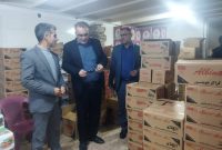 نظارت و بازرسی بر واحدهای عمده فروشی، سردخانه ها و انبارها و بازار میوه و تره بار شهرستان توسط دستگاه های نظارتی