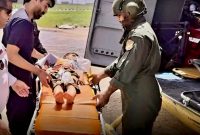 نجات جان کودک ۵ ساله  اهل لالی با بالگرد اورژانس هوایی دانشگاه علوم پزشکی اهواز