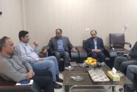 بازدید معاون پیشتیبانی و رئیس اداره انفورماتیک ثبت استان  از ساختمان واحد ثبتی در شرف تأسیس شهرستان اندیکا