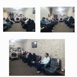 دیدار صمیمانه هیئت رئیسه و مدیران کارگروه‌های ششگانه مجمع بسیجیان شهرستان گتوند با امام جمعه شهرستان گتوند