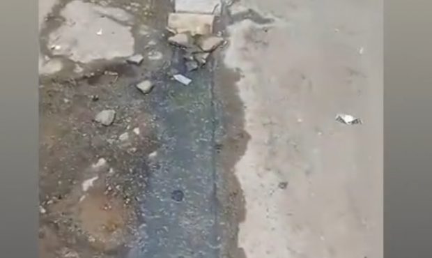 گلایه شهروندان منطقه باغملی از ورود فاضلاب به خیابان و کمبود سطل های زباله