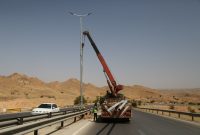 آغاز عملیات اجرایی پروژه روشنایی محور ورودی–خروجی مسجدسلیمان توسط شرکت بهره برداری نفت و گاز مسجدسلیمان