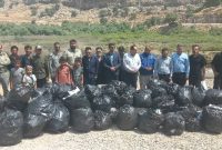 پاکسازی منطقه گردشگری پل نگین در منطقه حفاظت شده شیمبار به مناسبت گرامیداشت هفته محیط زیست