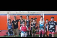 درخشش تیم کشتی پهلوانی شهرستان گتوند در مسابقات استان خوزستان