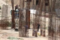 بتن ریزی پل راهبردی مسجدسلیمان