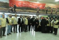 اعزام اولین کاروان رسانه ای سفیران حسینی بسیجیان رسانه خوزستان به مرز چذابه